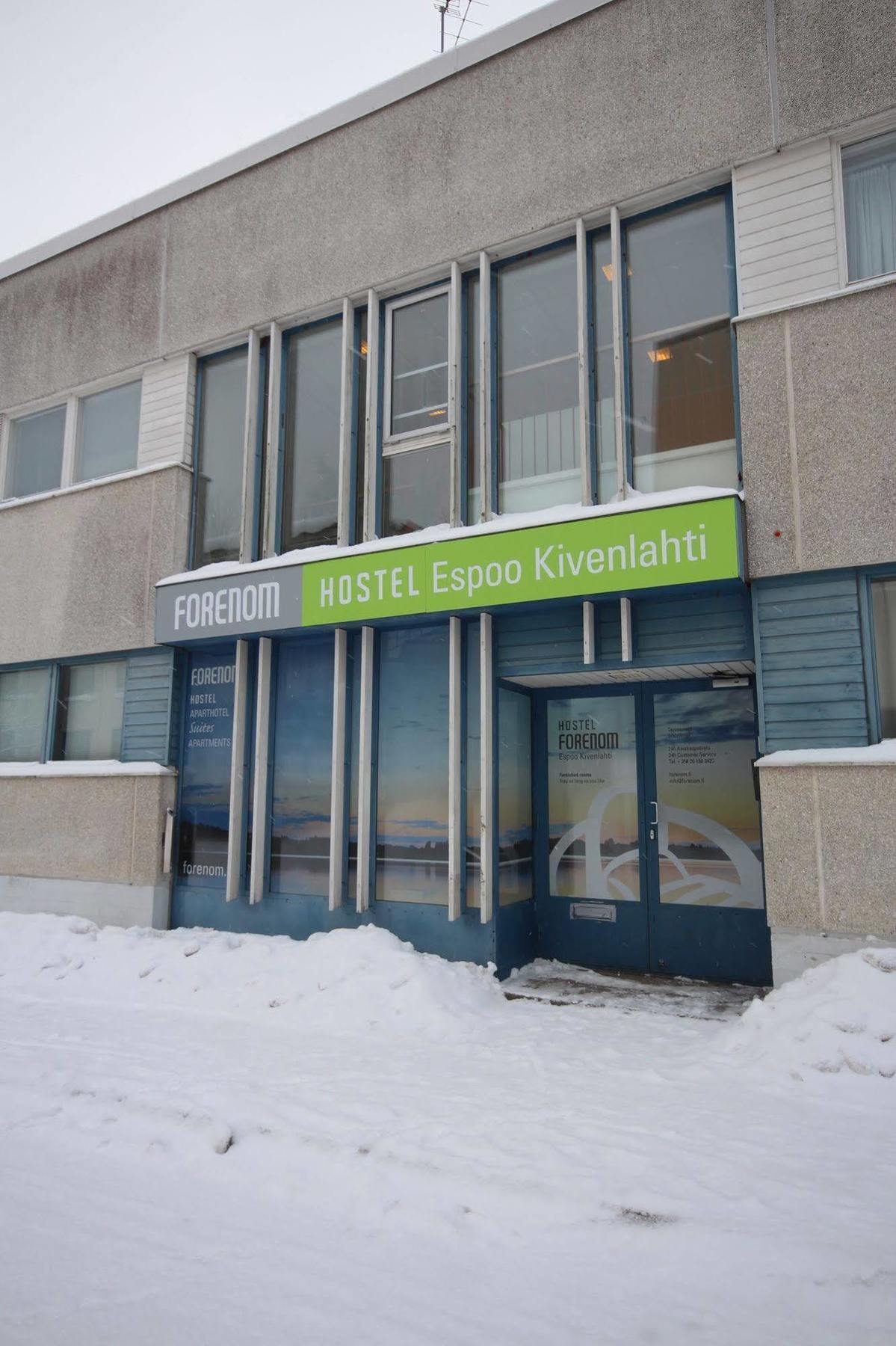 Forenom Hostel Espoo Kivenlahti Exterior foto